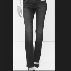 WHBM Boot Cut Black Jeans
